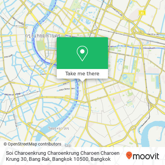 Soi Charoenkrung Charoenkrung Charoen Charoen Krung 30, Bang Rak, Bangkok 10500 map