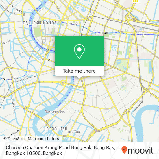 Charoen Charoen Krung Road Bang Rak, Bang Rak, Bangkok 10500 map