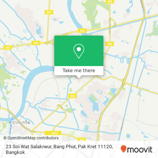 23 Soi Wat Salakneur, Bang Phut, Pak Kret 11120 map