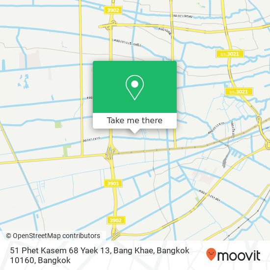 51 Phet Kasem 68 Yaek 13, Bang Khae, Bangkok 10160 map