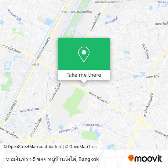 รามอินทรา 5 ซอย หมู่บ้านวังไผ่ map