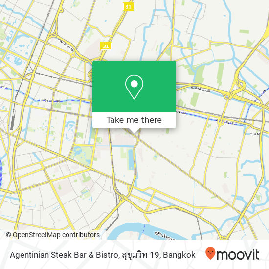 Agentinian Steak Bar & Bistro, สุขุมวิท 19 map