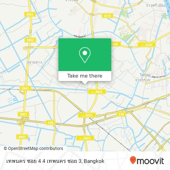 เทพนคร ซอย 4 4 เทพนคร ซอย 3 map