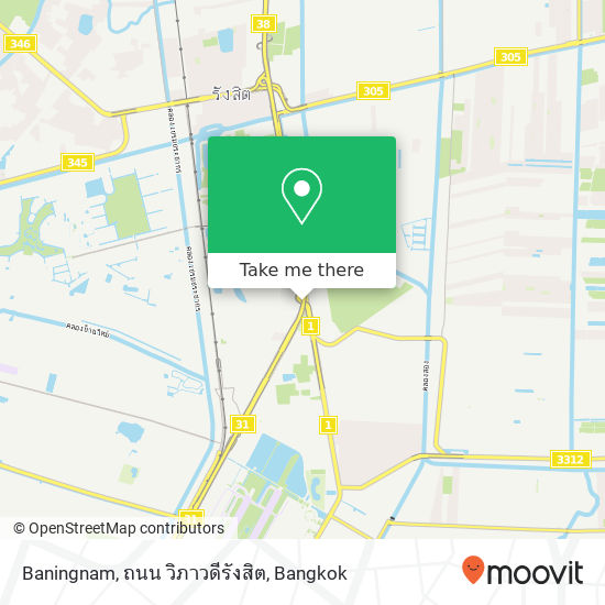 Baningnam, ถนน วิภาวดีรังสิต map