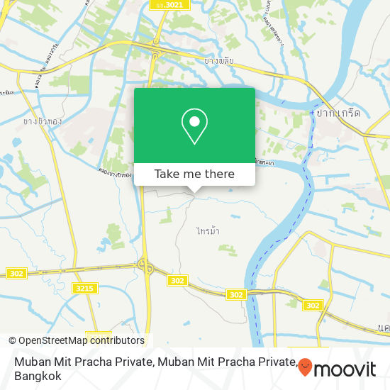 Muban Mit Pracha Private, Muban Mit Pracha Private map