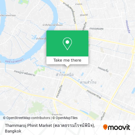 Thammaroj Phinit Market (ตลาดธรรมโรจน์พินิจ) map