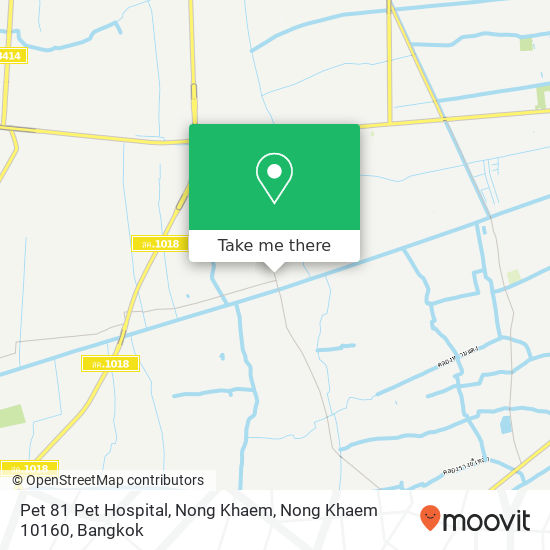 Pet 81 Pet Hospital, Nong Khaem, Nong Khaem 10160 map