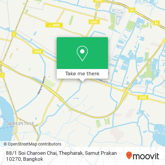 88 / 1 Soi Charoen Chai, Thepharak, Samut Prakan 10270 map