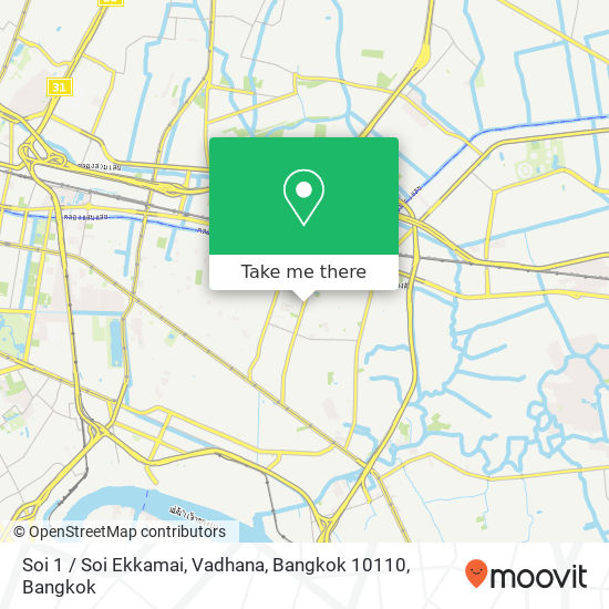 Soi 1 / Soi Ekkamai, Vadhana, Bangkok 10110 map