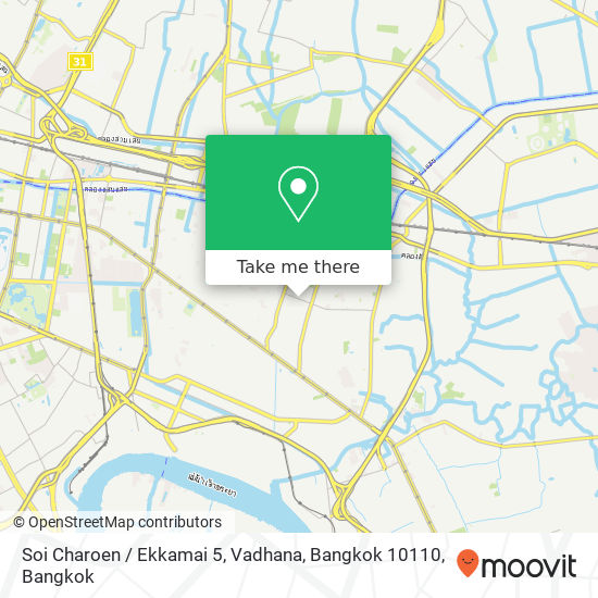 Soi Charoen / Ekkamai 5, Vadhana, Bangkok 10110 map