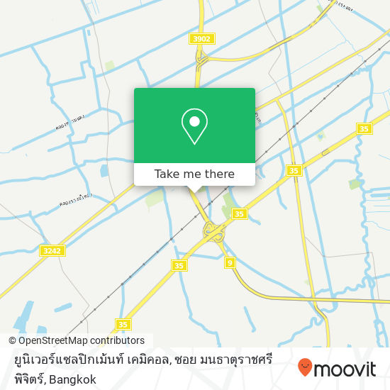 ยูนิเวอร์แซลปิกเม้นท์ เคมิคอล, ซอย มนธาตุราชศรีพิจิตร์ map