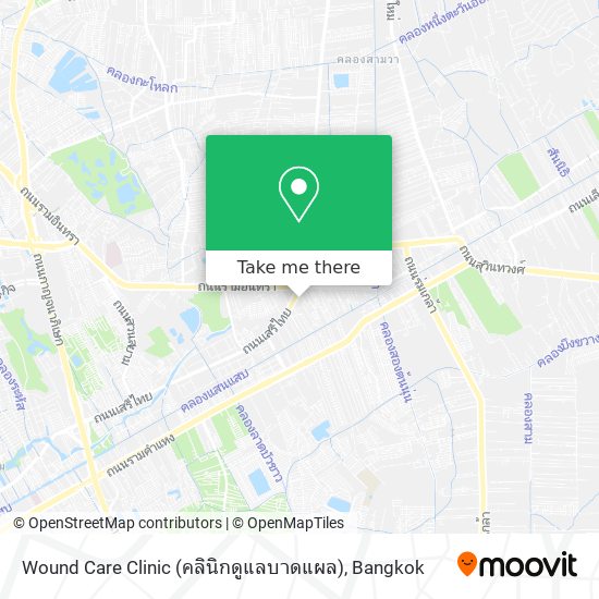 Wound Care Clinic (คลินิกดูแลบาดแผล) map