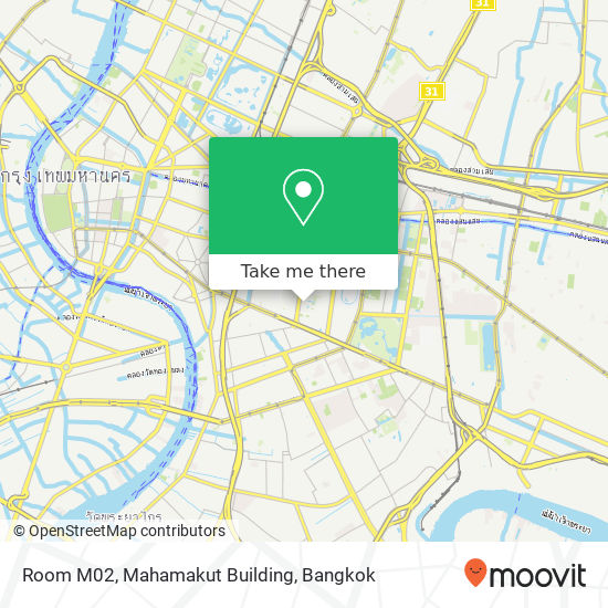 Room M02, Mahamakut Building map