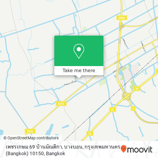 เพชรเกษม 69 บ้านมัณติกา, บางบอน, กรุงเทพมหานคร (Bangkok) 10150 map