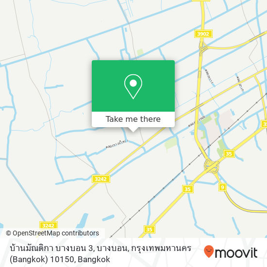 บ้านมัณติกา บางบอน 3, บางบอน, กรุงเทพมหานคร (Bangkok) 10150 map