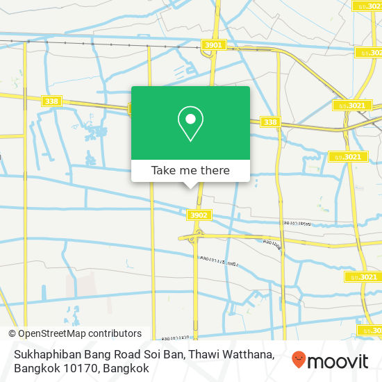 Sukhaphiban Bang Road Soi Ban, Thawi Watthana, Bangkok 10170 map