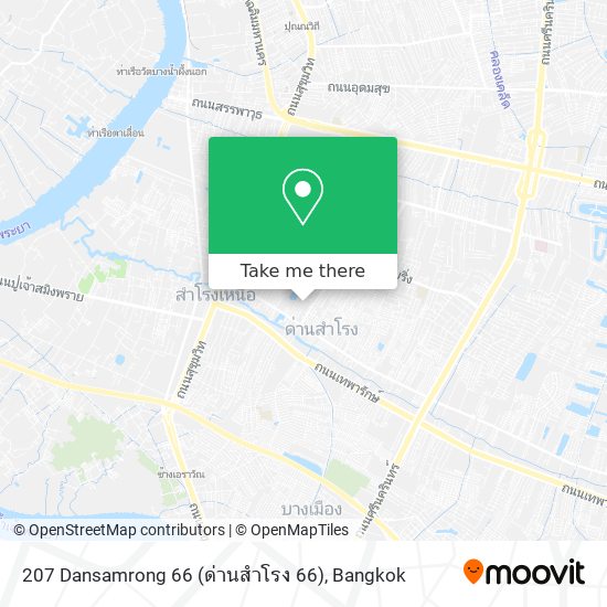 207 Dansamrong 66 (ด่านสำโรง 66) map