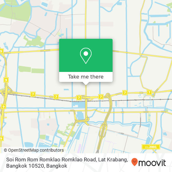 Soi Rom Rom Romklao Romklao Road, Lat Krabang, Bangkok 10520 map
