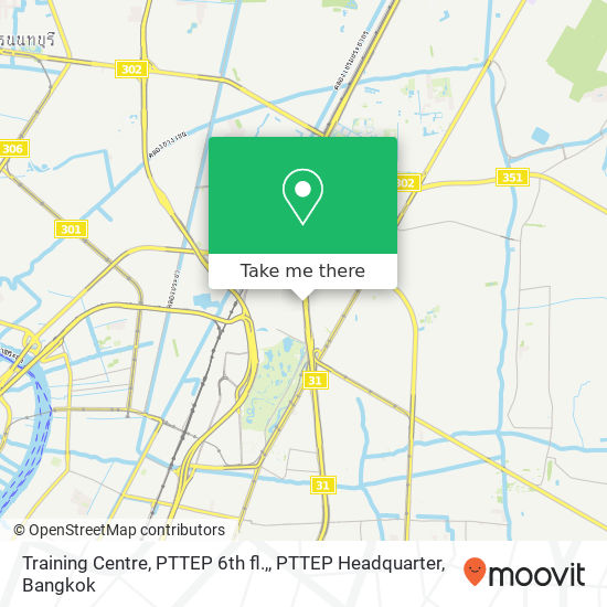 Training Centre, PTTEP 6th fl.,, PTTEP Headquarter map