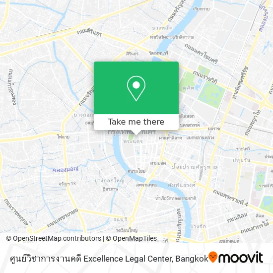 ศูนย์วิชาการงานคดี Excellence Legal Center map