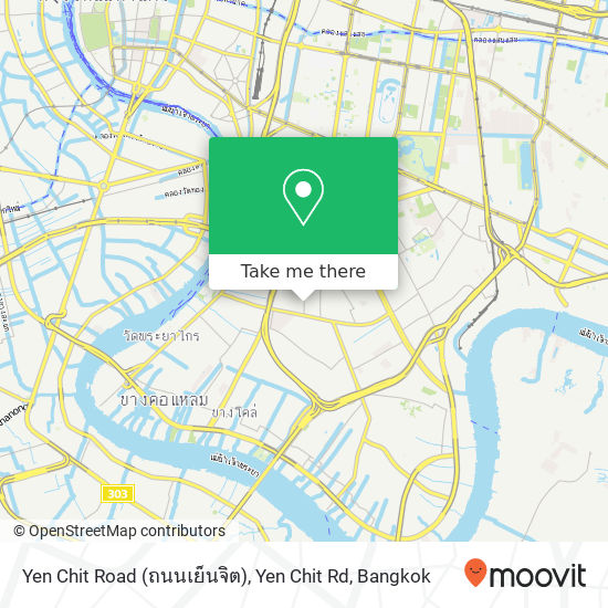 Yen Chit Road (ถนนเย็นจิต), Yen Chit Rd map