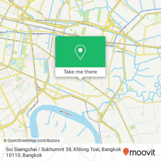 Soi Saengchai / Sukhumvit 38, Khlong Toei, Bangkok 10110 map