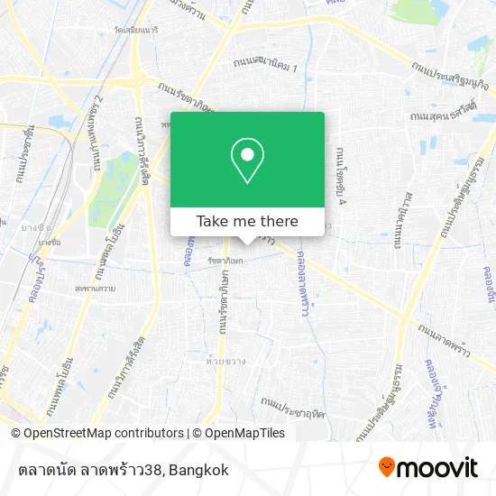 ตลาดนัด ลาดพร้าว38 map
