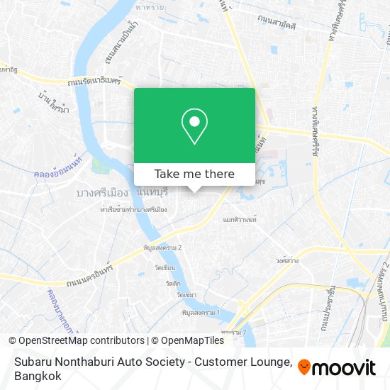 Subaru Nonthaburi Auto Society - Customer Lounge map