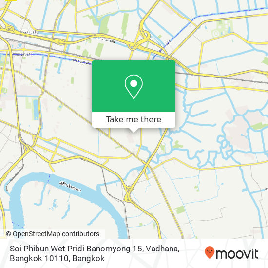 Soi Phibun Wet Pridi Banomyong 15, Vadhana, Bangkok 10110 map