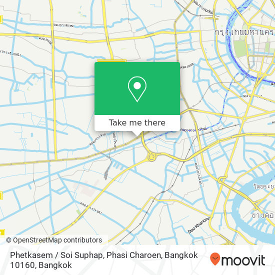 Phetkasem / Soi Suphap, Phasi Charoen, Bangkok 10160 map