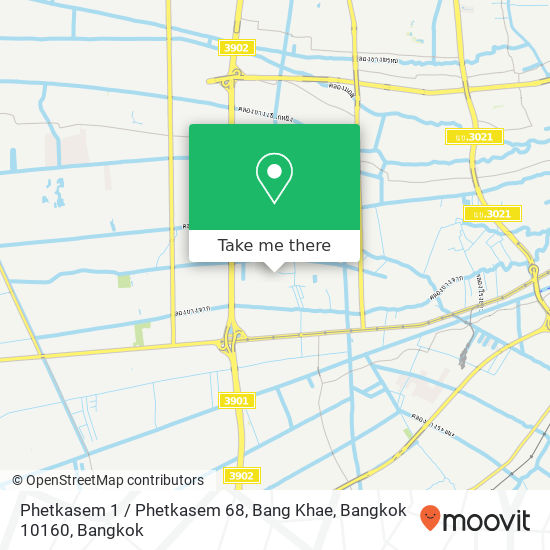 Phetkasem 1 / Phetkasem 68, Bang Khae, Bangkok 10160 map