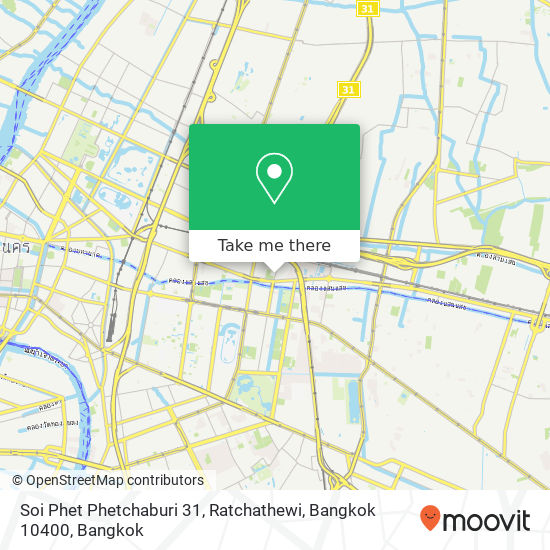 Soi Phet Phetchaburi 31, Ratchathewi, Bangkok 10400 map