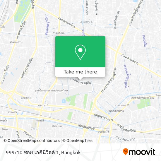 999/10 ซอย เกศินีวิลล์ 1 map