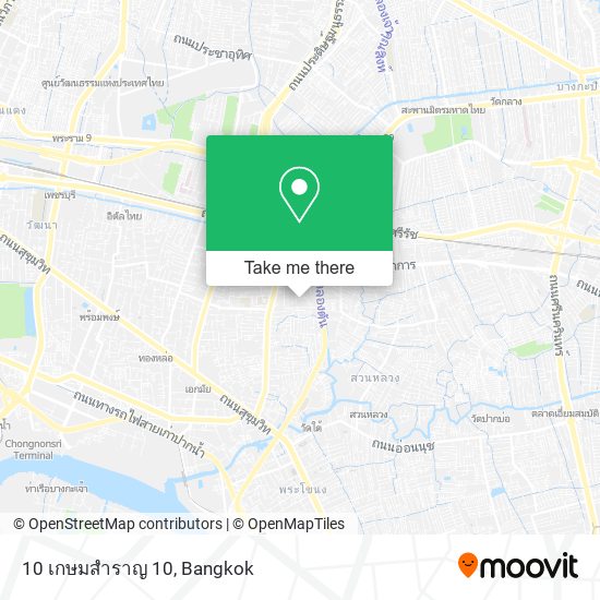 10 เกษมสำราญ 10 map