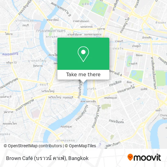 Brown Café (บราวน์ คาเฟ่) map