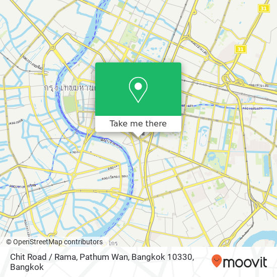 Chit Road / Rama, Pathum Wan, Bangkok 10330 map