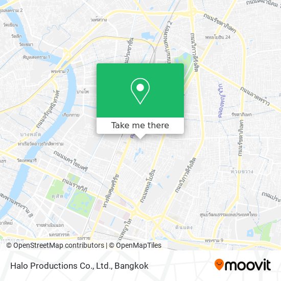 Halo Productions Co., Ltd. map