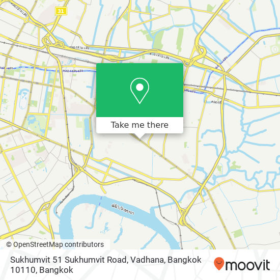 Sukhumvit 51 Sukhumvit Road, Vadhana, Bangkok 10110 map