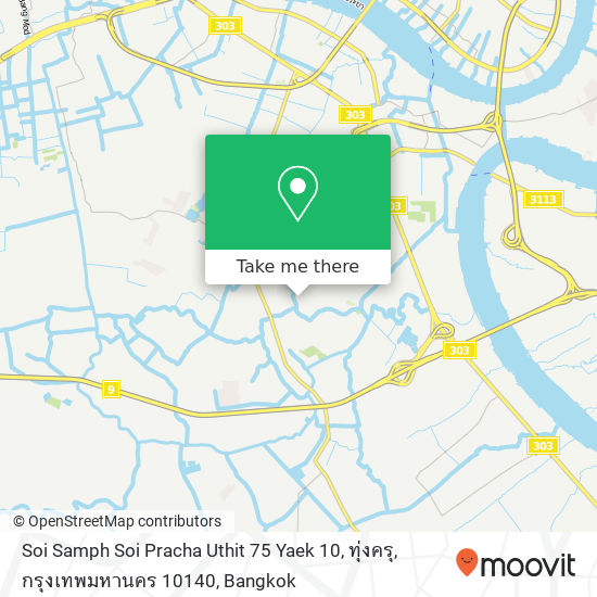 Soi Samph Soi Pracha Uthit 75 Yaek 10, ทุ่งครุ, กรุงเทพมหานคร 10140 map