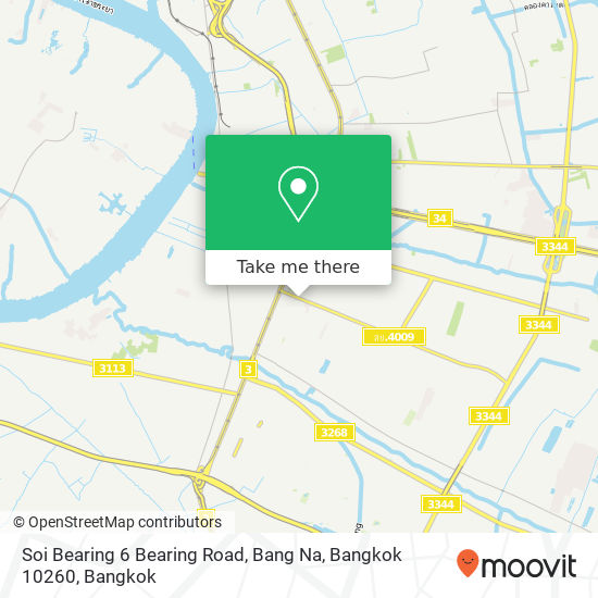 Soi Bearing 6 Bearing Road, Bang Na, Bangkok 10260 map