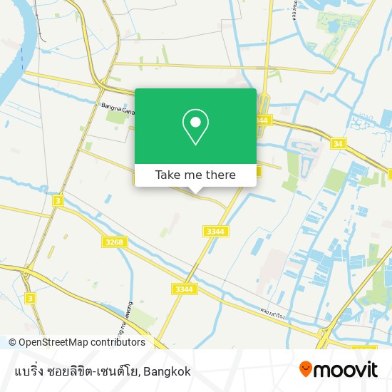 แบริ่ง ซอยลิขิต-เซนต์โย map