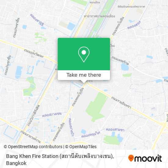 Bang Khen Fire Station (สถานีดับเพลิงบางเขน) map