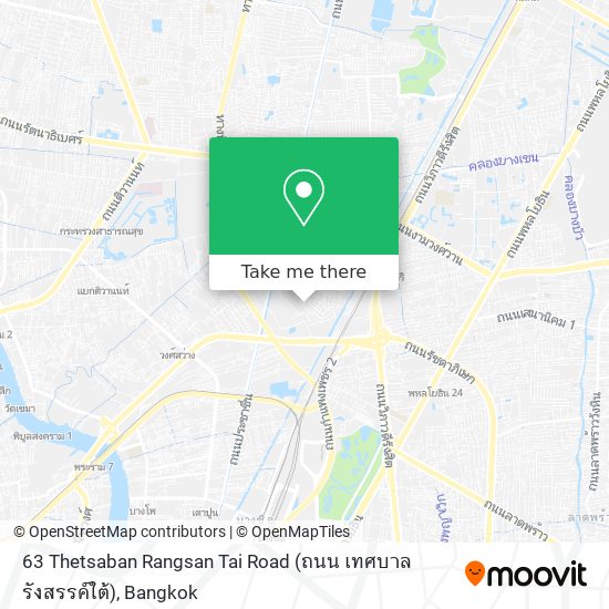 63 Thetsaban Rangsan Tai Road (ถนน เทศบาลรังสรรค์ใต้) map