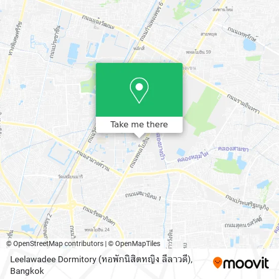 Leelawadee Dormitory (หอพักนิสิตหญิง ลีลาวดี) map