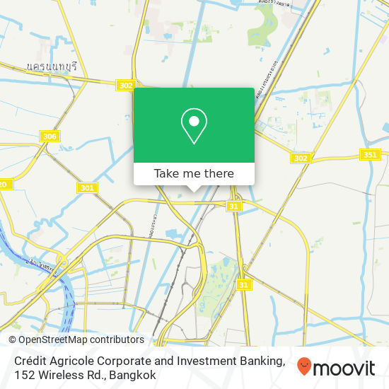Crédit Agricole Corporate and Investment Banking, 152 Wireless Rd. map