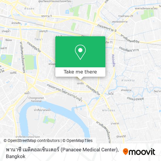 พานาซี เมดิคอลเซ็นเตอร์ (Panacee Medical Center) map