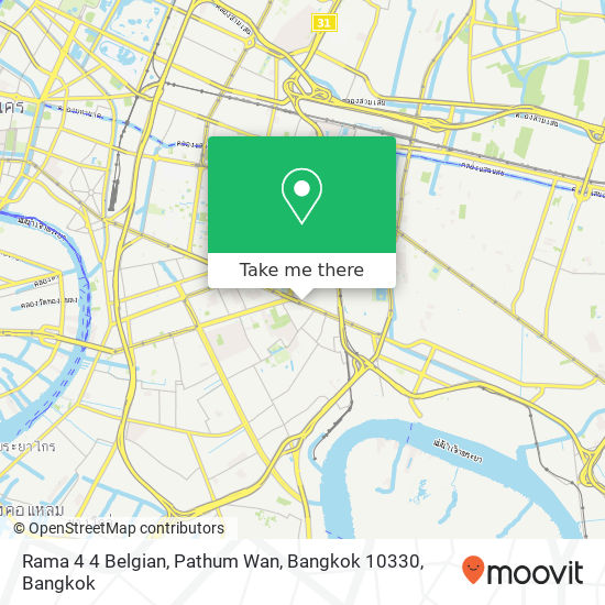 Rama 4 4 Belgian, Pathum Wan, Bangkok 10330 map