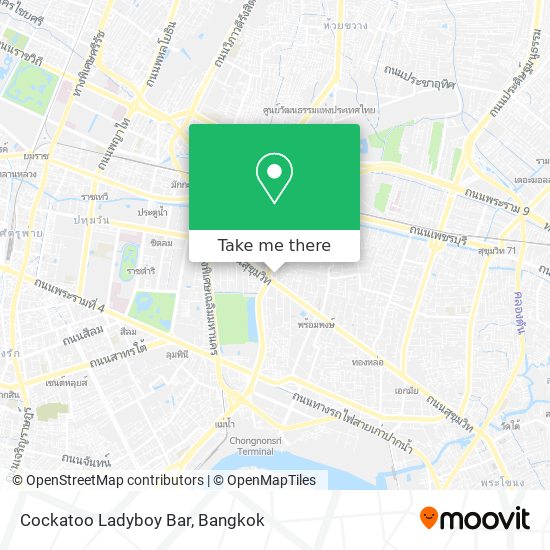 Cockatoo Ladyboy Bar map