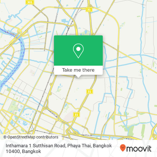 Inthamara 1 Sutthisan Road, Phaya Thai, Bangkok 10400 map