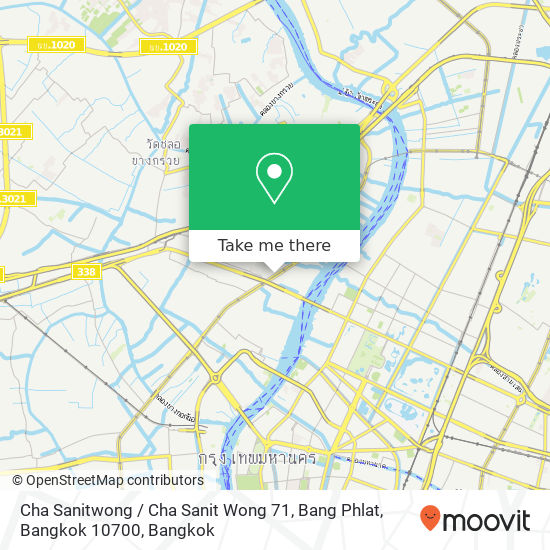 Cha Sanitwong / Cha Sanit Wong 71, Bang Phlat, Bangkok 10700 map